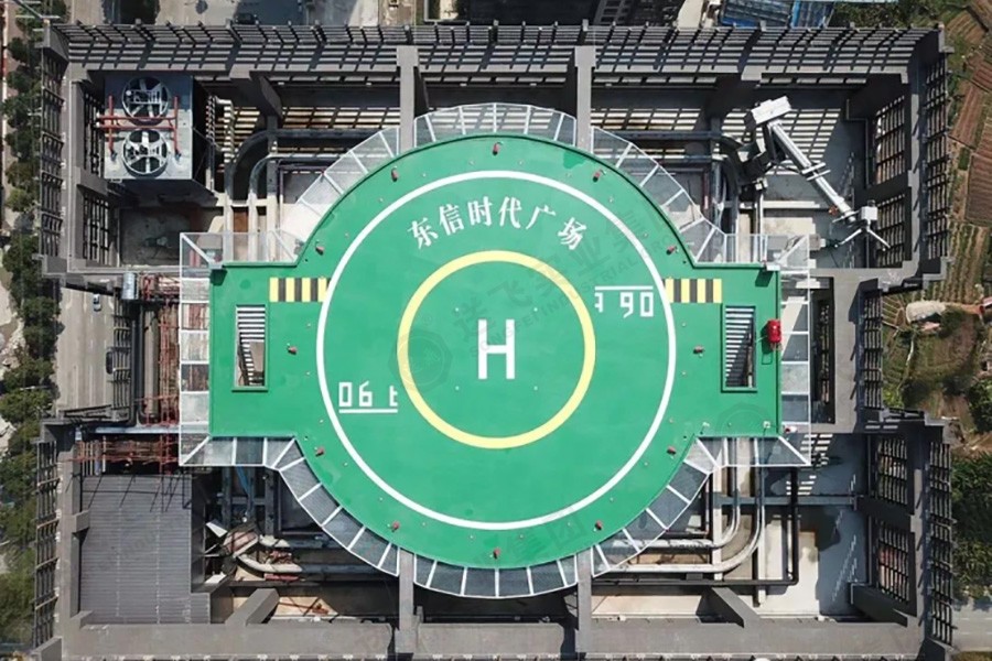 直升機停機坪機場標志顏色是固定的嗎？都有哪些？
