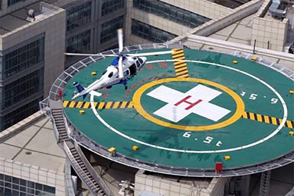 樓頂變機場，北京北部醫療中心首個樓頂停機坪建在這家醫院